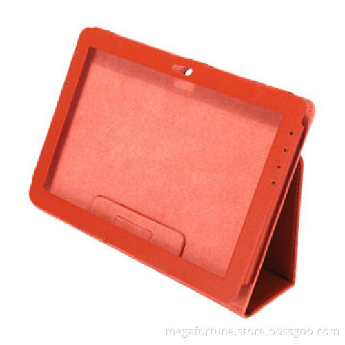 Flip Stand PU Leather Case for Samsung Galaxy Tab10.1-inch N8000, with Microfiber